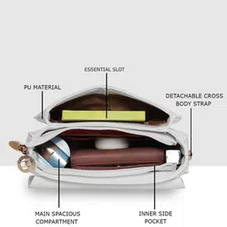 ESBEDA Women Solid Shopper Satchel Bag image 2