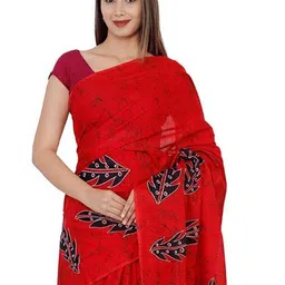 Craft Musium Bagh Pure Cotton Block Print Saree image 2