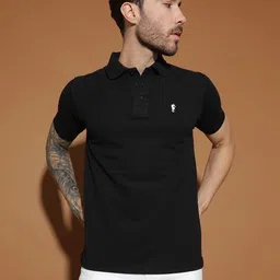 EPPE Men Anti Odour Solid Polo Collar Cotton T-shirt-picture-13