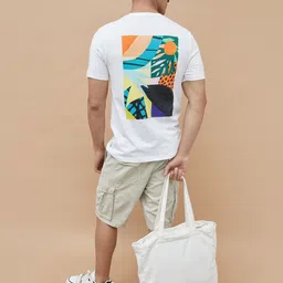 Fame Forever by Lifestyle Men Typography Printed Applique T-shirt image 2