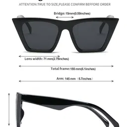 Arzonai Unisex Butterfly Sunglasses With Regular Lens MA-98501 image 1