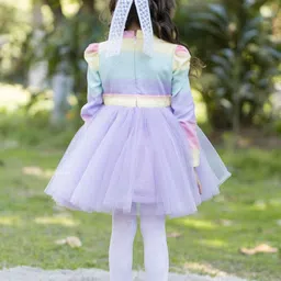 THE PONY & PEONY CO. Colourblocked Fit & Flare Dress image 3