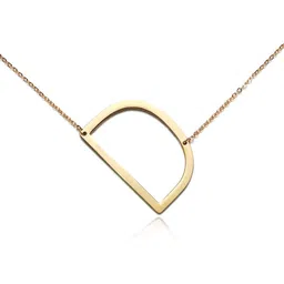 Arzonai Women Gold-Toned D Letter Necklace image 3