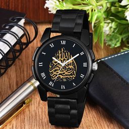 Gopal Shopcart Unisex Printed Dial & Straps Analogue Watch J16BLK Islamic ROM02 CD-picture-9