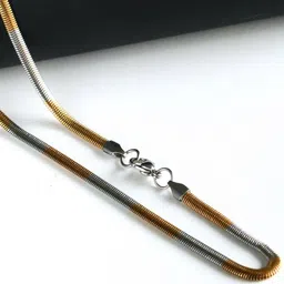 Thrillz Men Silver-Plated Stainless Steel Chain-picture-26