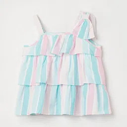 Fame Forever by Lifestyle Striped Cotton Tiered Top-picture-7