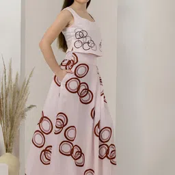 First Resort by Ramola Bachchan Printed Maxi Skirt image 2