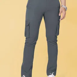 Moda Rapido Men Solid Slim Mid-Rise Fit Classic Trousers-image-47