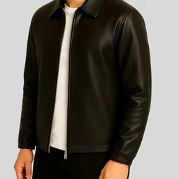 Raxedo Men Leather Leather Jacket image 2