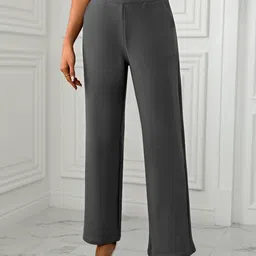 Outzidr Women Straight Fit Trousers-picture-32