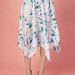 Oomph! Printed A-Line Midi Skirt-picture-32