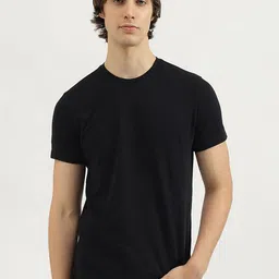 United Colors of Benetton Men Solid Round Neck Pure Cotton T-shirt-picture-45