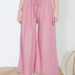 all about you Women Comfort Loose Fit Mid-Rise Wide Leg Trousers-image-47