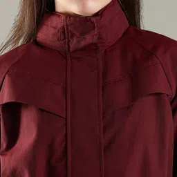 Tommy Hilfiger USA High-Neck Long Sleeves Regular Fit Open Front Jacket image 5