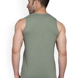 SLOWLORIS Pack Of 2 Combed Cotton Gym Vests image 5