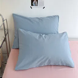 JC HOME Pink & Blue AC Room Single Bedding Set image 3