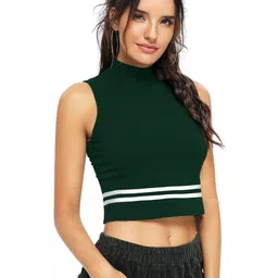 SZN Striped Crop Top image 3