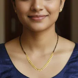 Anouk Gold-Plated Artificial Stones and Beads Mangalsutra-picture-35