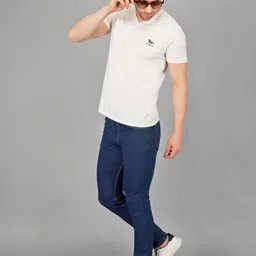 NIVASU Men Regular Fit Mid-Rise Stretchable Jeans image 5