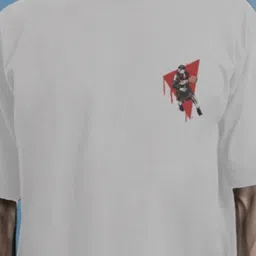 Moda Rapido Men Printed Applique T-shirt image 4