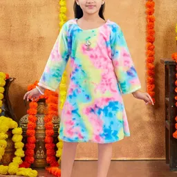 HERE&NOW Print Pure Wool A-Line Dress-picture-27