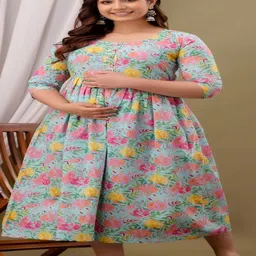 MAINA CREATION Women Floral Printed Floral Anarkali Kurta image 5