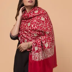 Tweedle Women Floral Embroidered Shawl image 2