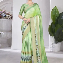 Rekha Maniyar Floral Pure Chiffon Saree-image-89