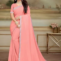 HANS ART AND CRAFT Embroidered Art Silk Designer Banarasi Saree-image-64