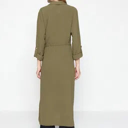Trendyol Longline Tie-Up Shrug image 4