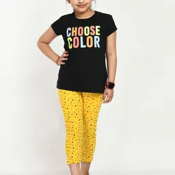 BAESD Girls Printed Slim Fit High-Rise Cotton Capris-image-17