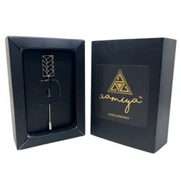 AAMIYA CREATIONS Silver Plated Geometric design Lapel Pin Brooch-picture-15