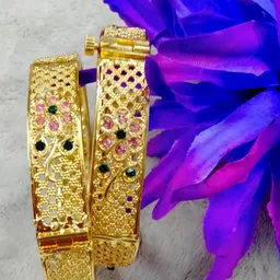 Shree enterprise Women Gold Bangle-picture-22