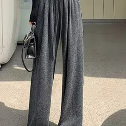 StyleCast Women High-Rise Easy Wash Pleated Trousers-image-22