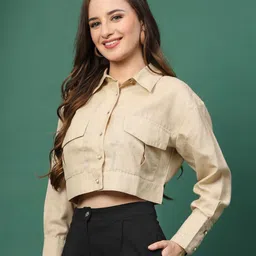plusS Women Opaque Casual Shirt image 4