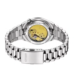 Citizen Men Brass Dial & Stainless Steel Bracelet Style Straps Analogue Watch NJ0200-50X image 4