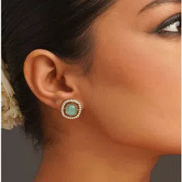 JAYPORE Geometric Studs Earrings image 4