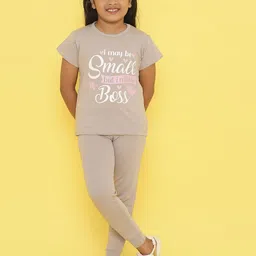 Knitting Doodles Girls Pure Cotton Printed Tracksuit-picture-32