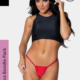 ZERJAMA Women Red Briefs-image-37