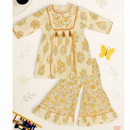 Sangria Girls Printed Straight Kurta Sets-image-47