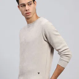Monte Carlo Men Solid Cotton Sweatshirt image 4