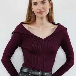 Trendyol Women Ribbed Pullover-picture-16