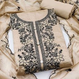 SAINOOR Embroidered Unstitched Dress Material-picture-21