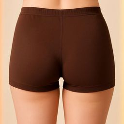 CKARFE Pack Of 2 High Coverage Stretch Boy Shorts-picture-5