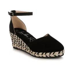 London Rag Round Toe Party Wedge Pumps-picture-15