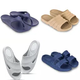 Feel alive Men Set of 4 Lightweight Flip Flops-picture-17