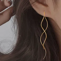 DressBerry Geometric Drop Earrings image 4