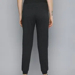 hrx by hrithik roshan Women Striped Grey Track Pants image 3