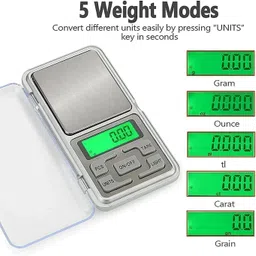 Slvdigiscale 200 gm weight machine for jewellery gold chem kitchen weighing machine Weighing Scale image 2