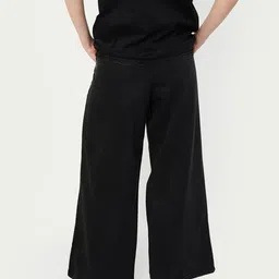 vastra Women Solid Black Track Pants image 2